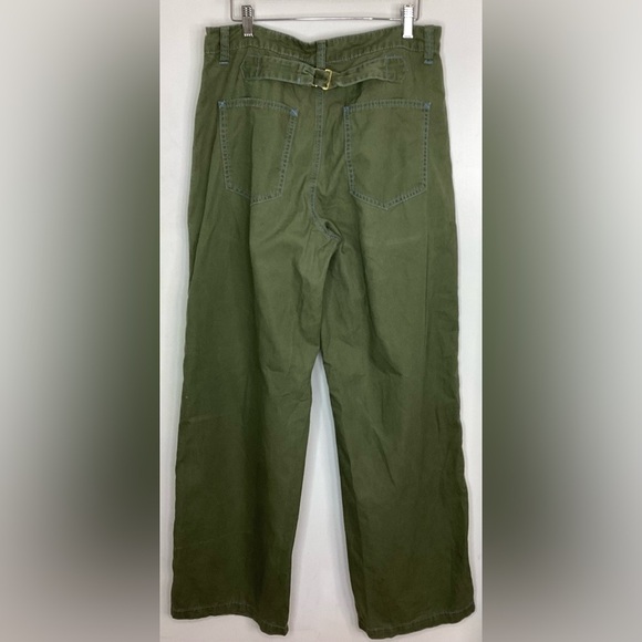 Uncle Fu dark green khaki utility pants. Straight loose leg. 30 waist. - Picture 12 of 14